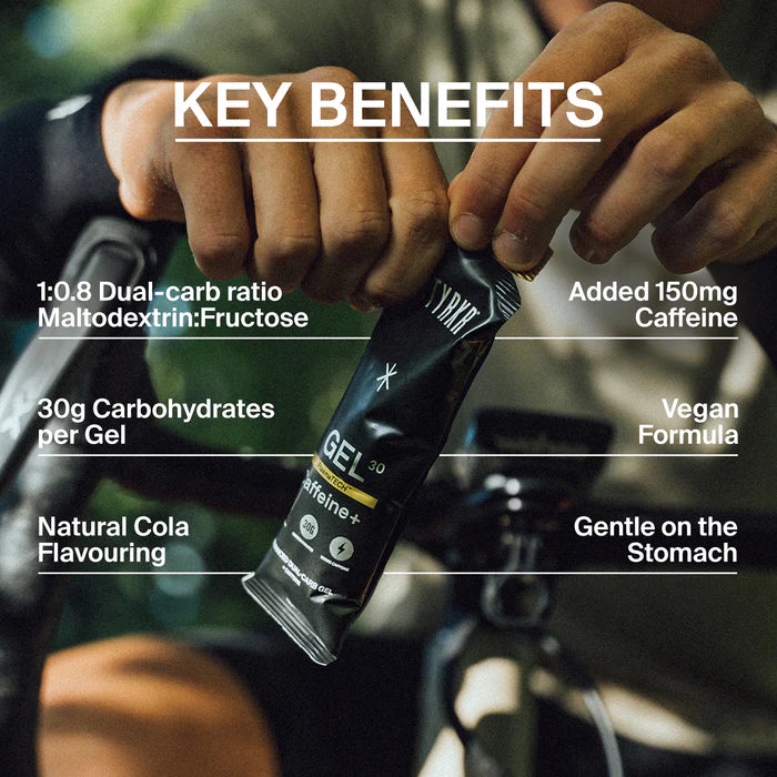 Styrkr GEL30 Dual-Carb Energy Gel Caffeine +