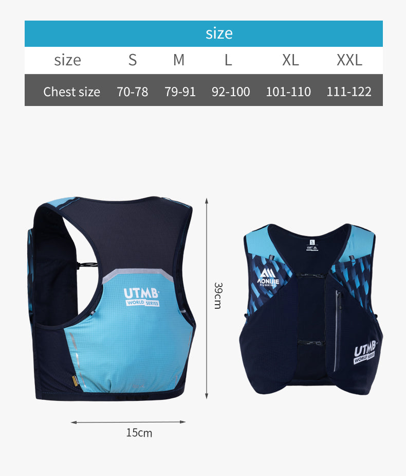 Aonijie Monte Blanc Series 4L Trail Vest w/Flasks