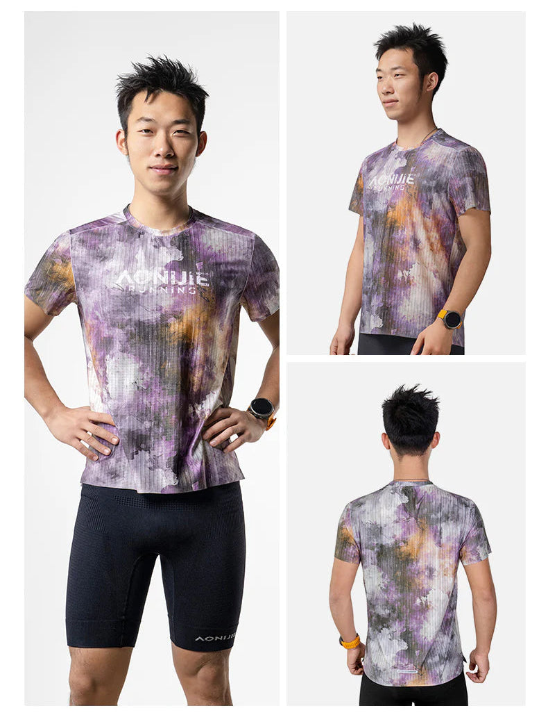 Aonijie Lightweight Mens Run Tee NEW