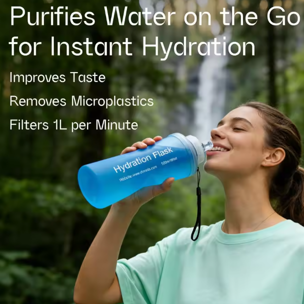 Hydration Flask with filter