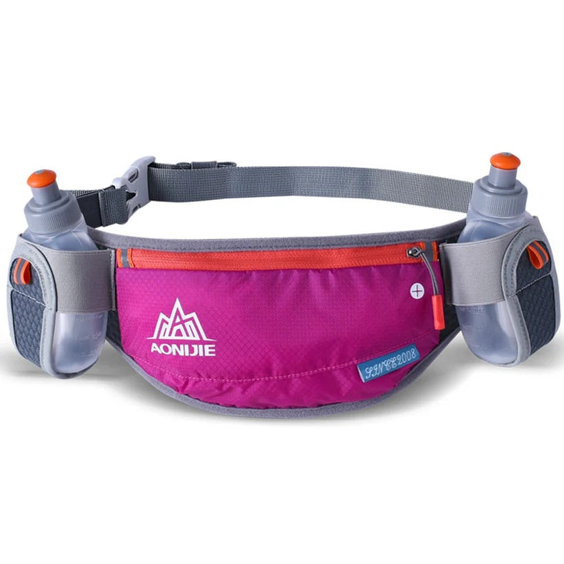 AONIJIE Running Sports Waist Belt with 2 x Bottle