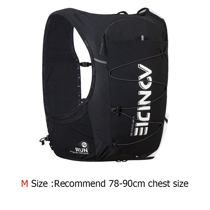 Aonijie Champion Leap Series 10L Vest W 2x Flask