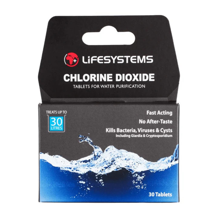 Lifesystems Chlorine Dioxide Water Purification Tablet - 30 Tablets