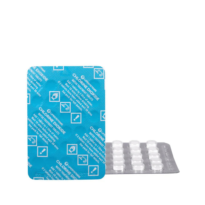 Lifesystems Chlorine Dioxide Water Purification Tablet - 30 Tablets