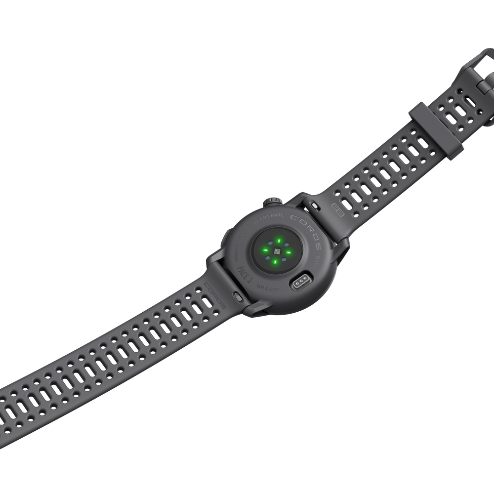 Coros Pace 3 Premium GPS Sport Watch (Black)