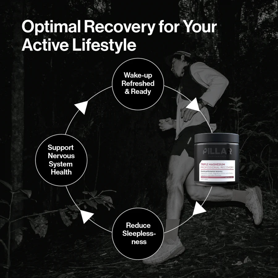 Pillar Triple Magnesium Professional Recovery Berry Powder