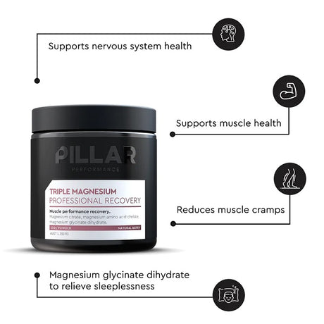 Pillar Performance - Triple Magnesium Professional Recovery Powder Berry {FuelMe}