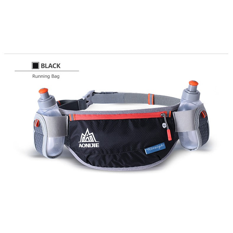AONIJIE Running Sports Waist Belt with 2 x Bottle
