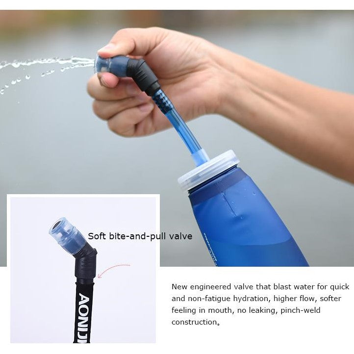 Aonijie 600ml Softflask w/straw