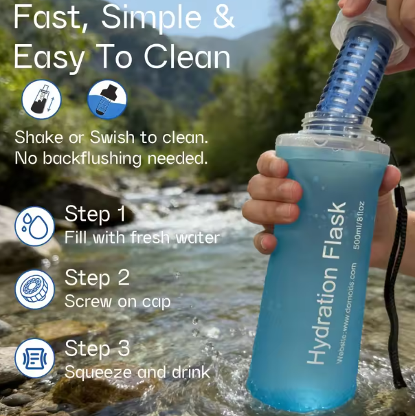 Hydration Flask with filter