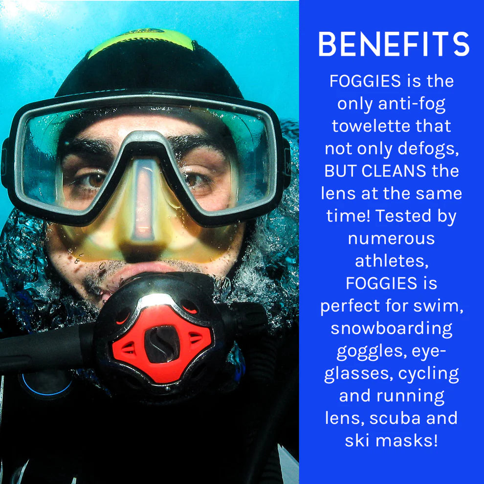 Foggies Anti Fog Towelettes By SBR