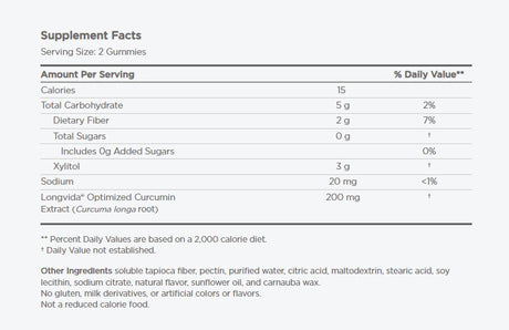 Nordic Naturals Curcumin Gummies