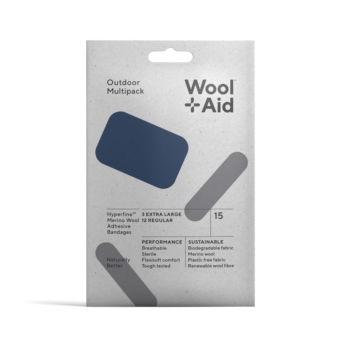 WoolAid Merino Adhesive Bandage Multipack