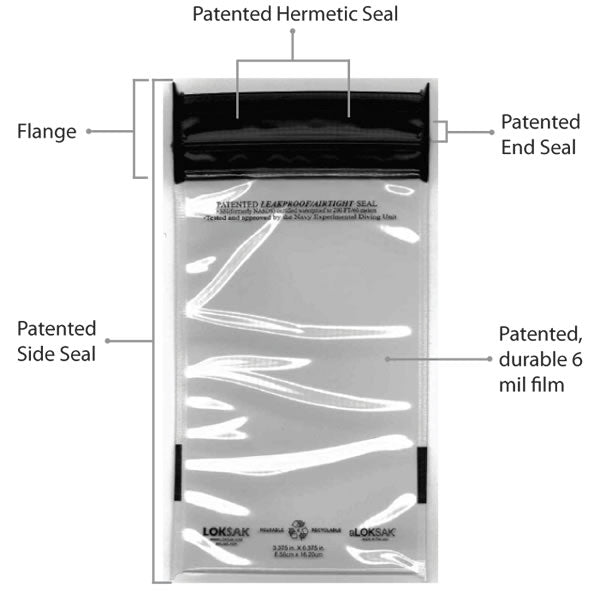 LOKSAK aLokSak 4x7" 2pk