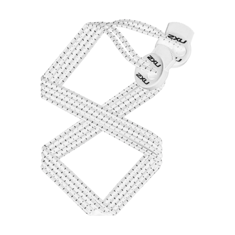 2XU Performance Locked Laces - White {FuelMe}