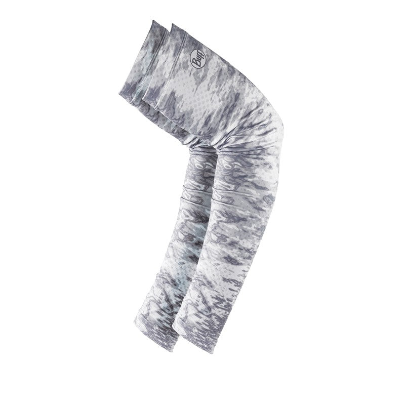 Buff Arm Coolnet Arm Sleeves Grey Camo {FuelMe}
