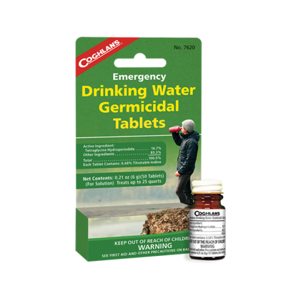 Coghlans Drink Water Germicidal Tablets {FuelMe}