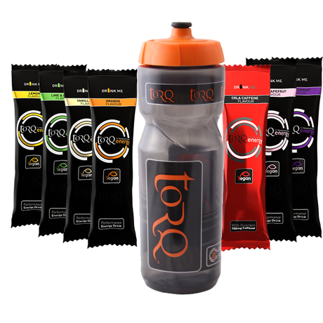 Torq Electrolyte & Energy Drink Mix (7 Flavours) + 750ml Bottle {FuelMe}