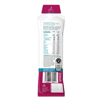 Kendal Mint Co.  NRG GEL Raspberry & Mint Energy Gel 70g
