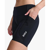 2xu Women's Aero Mid-Rise Compression 6" Shorts