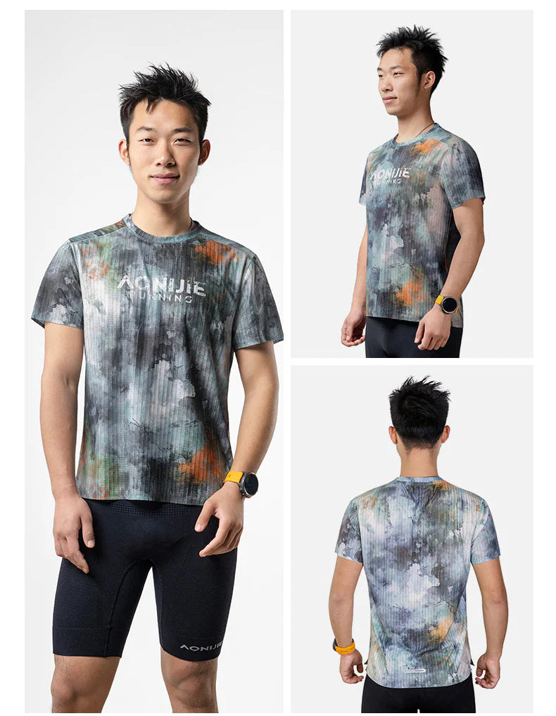 Aonijie Lightweight Mens Run Tee NEW