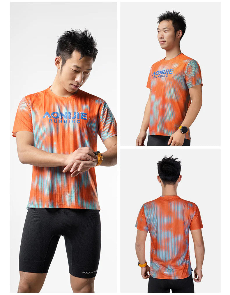 Aonijie Lightweight Mens Run Tee NEW