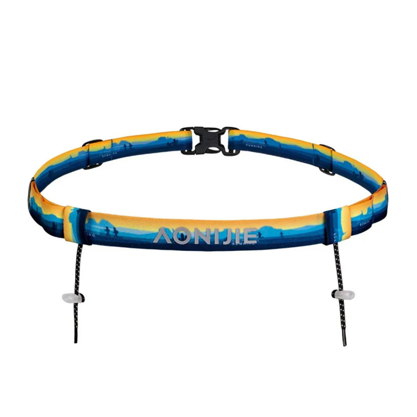 Aonijie Race Number Belt w/ Gel Loops