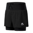 Aonijie Womens 2-n-1 Trail Running Waist Pack Shorts