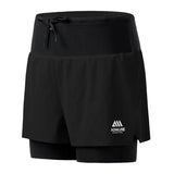 Womens 2-n-1 running shorts