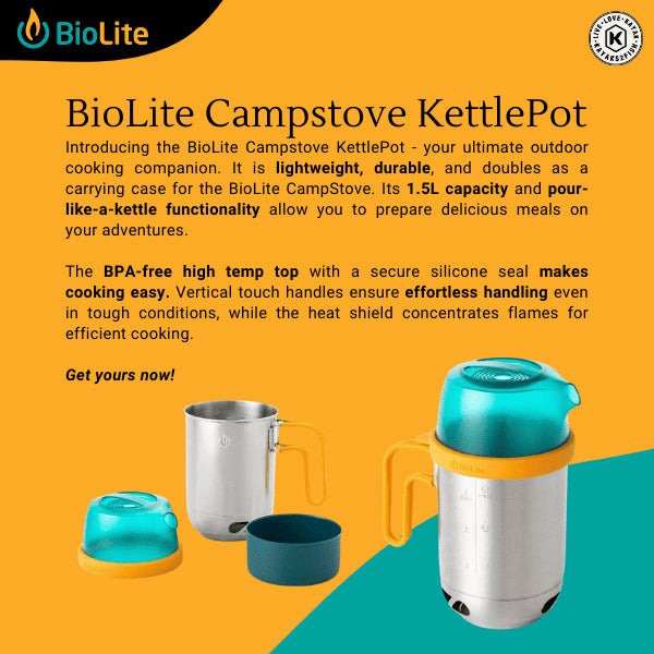 Biolite Campstove Kettle Pot - New