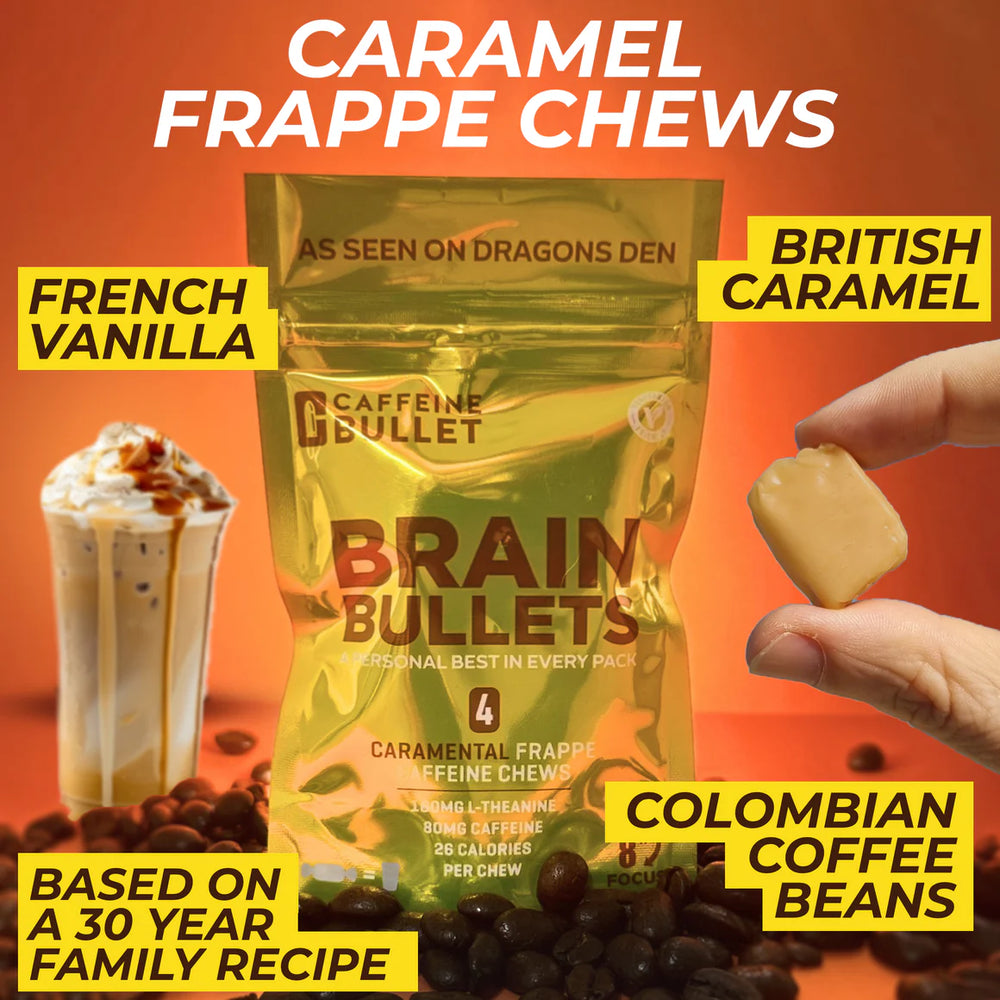 Brain Bullet Caramel Frappe w L-Theanine