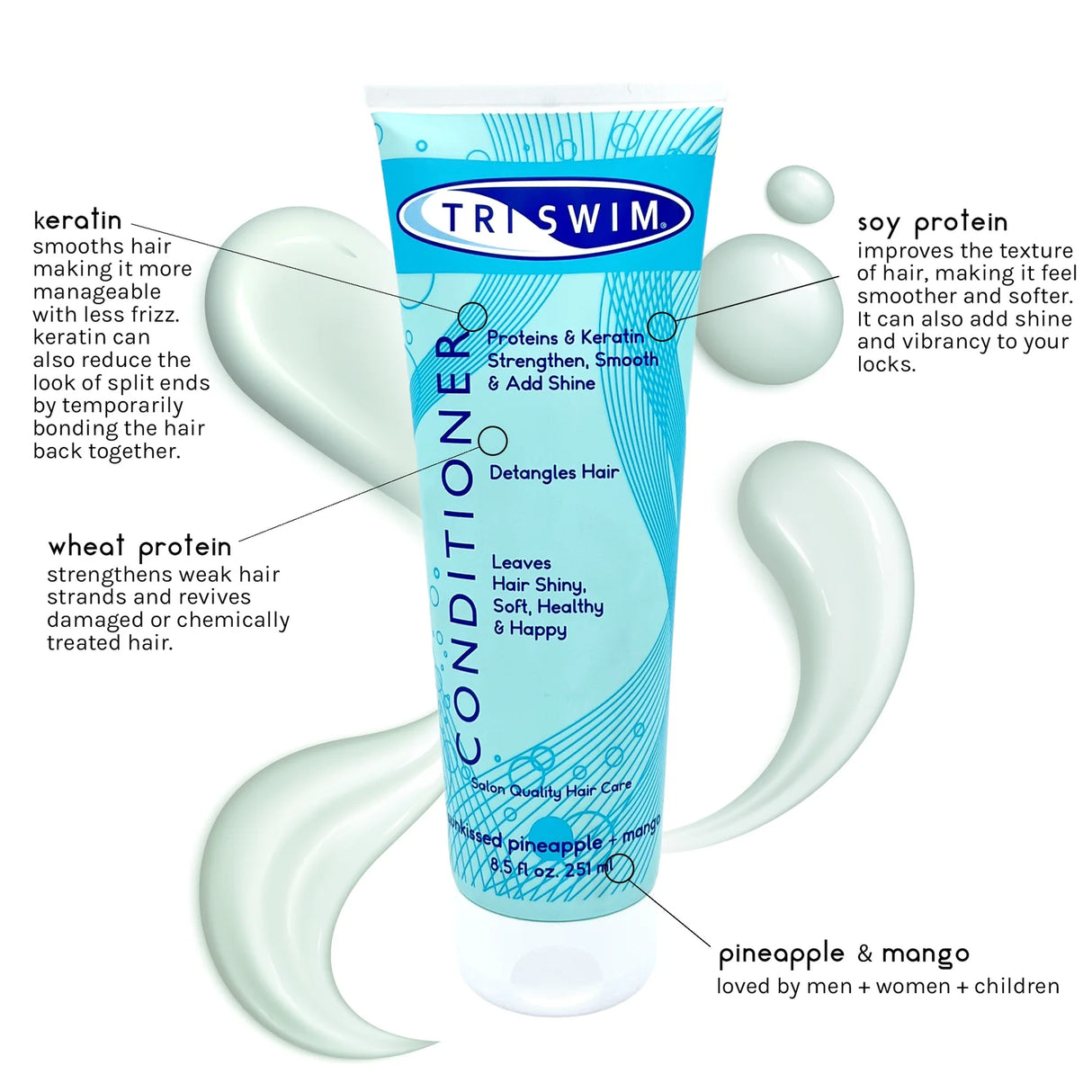 Triswim Conditioner 8.5oz & 32oz