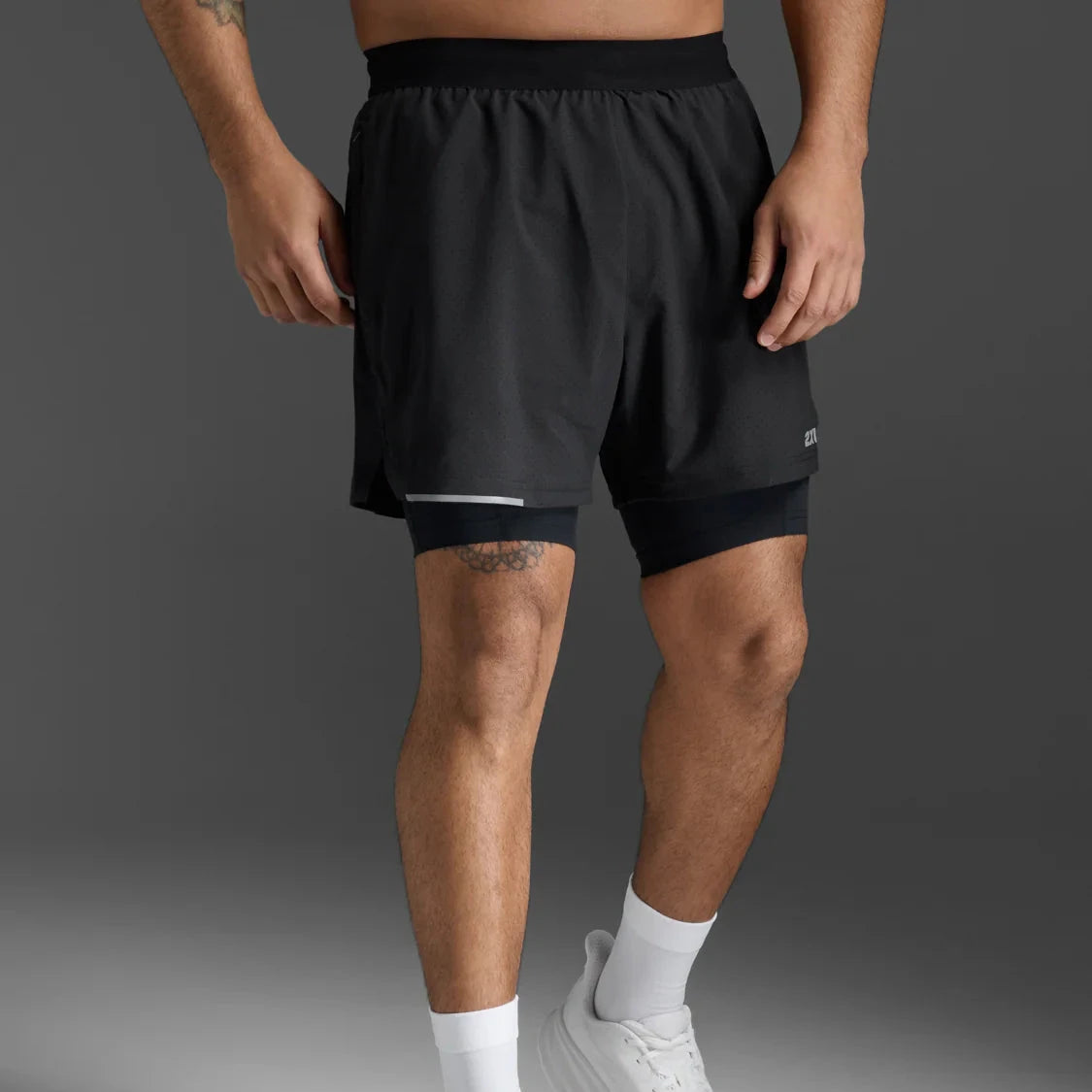 2xu Aero 2-in-1 Shorts (5 Inch - Mens)