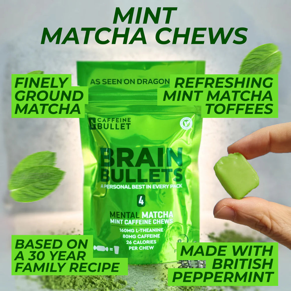 Brain Bullet Mint Matcha w L-Theanine