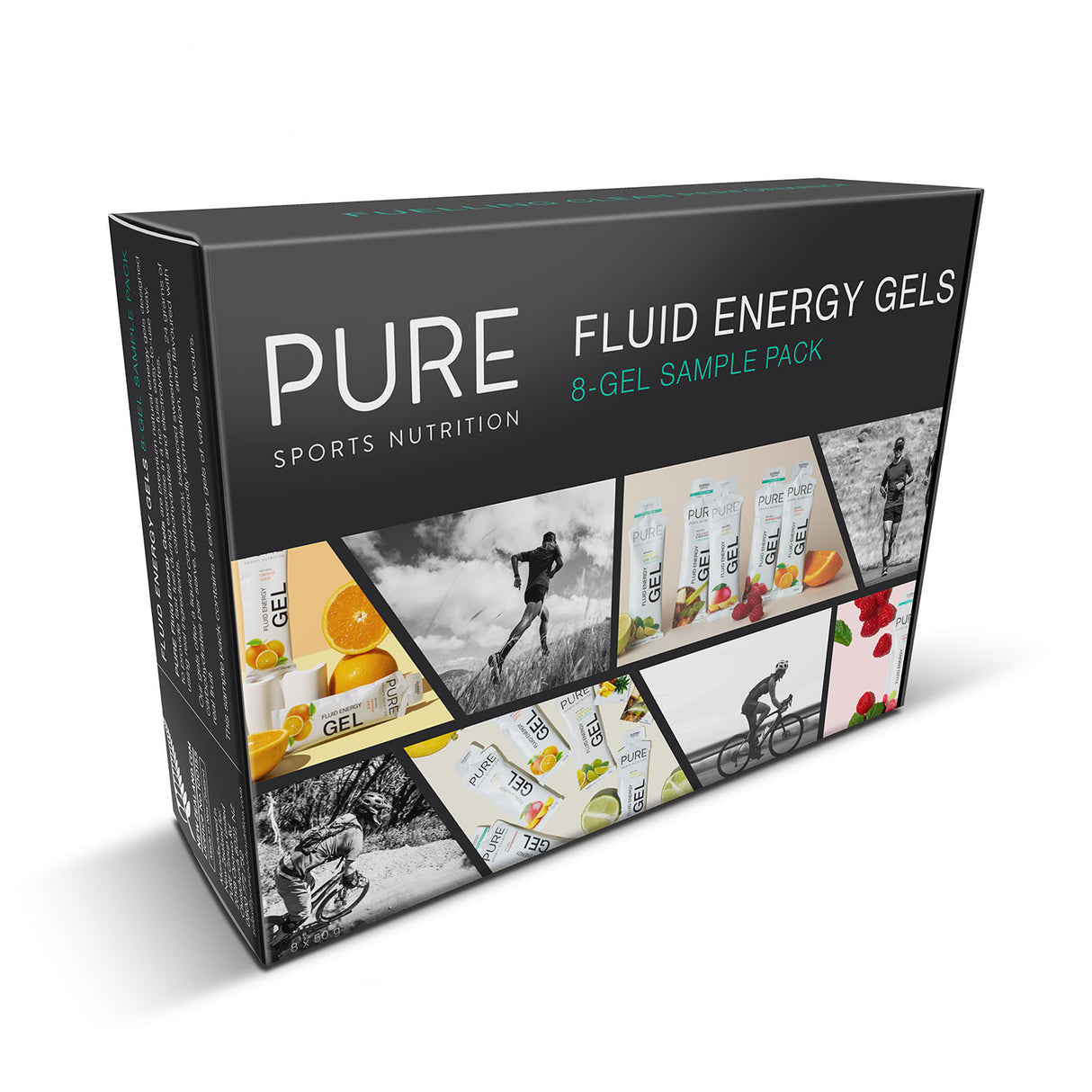 Pure Fluid Energy Gel 8 Gel Sample Pack