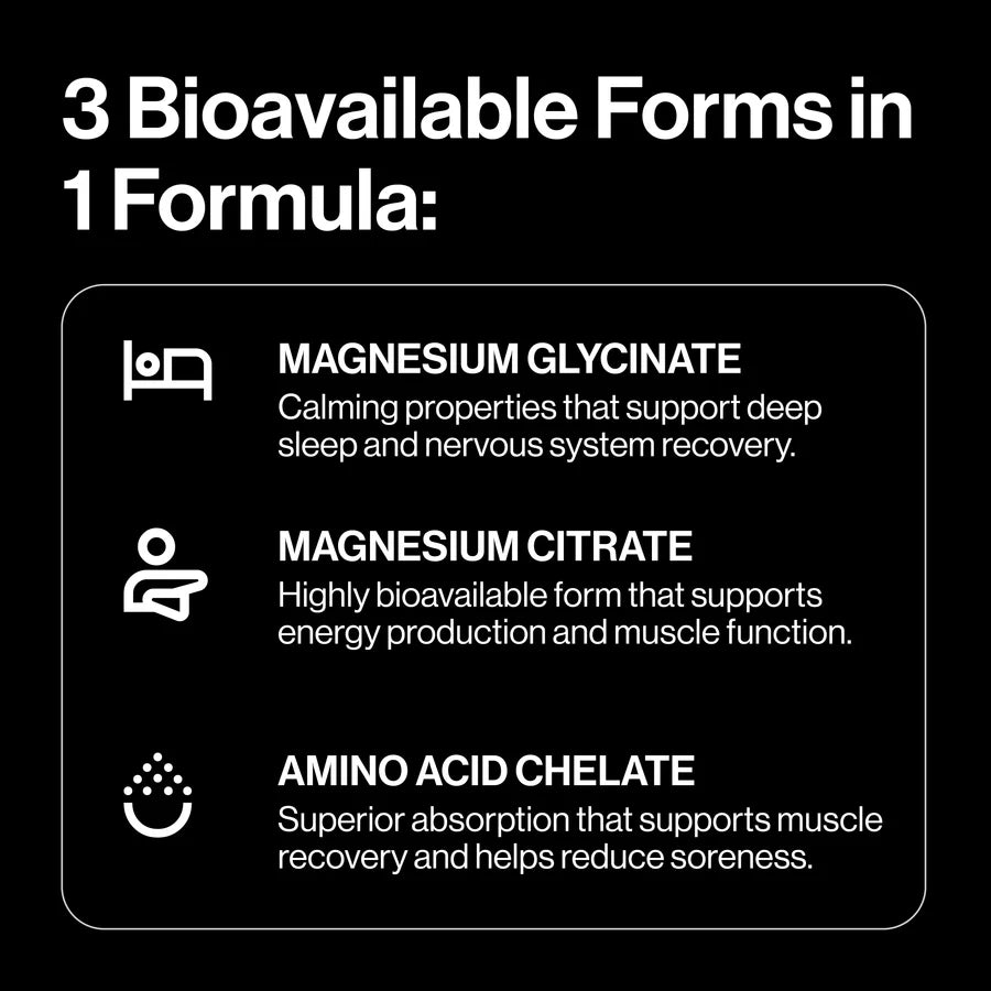 Pillar Triple Magnesium Professional Recovery Berry Powder