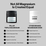 Pillar Triple Magnesium Professional Recovery Berry Powder
