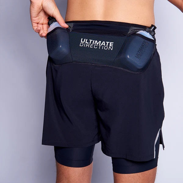 Ultimate Direction Men's Hydro Shorts with bottles {FuelMe}