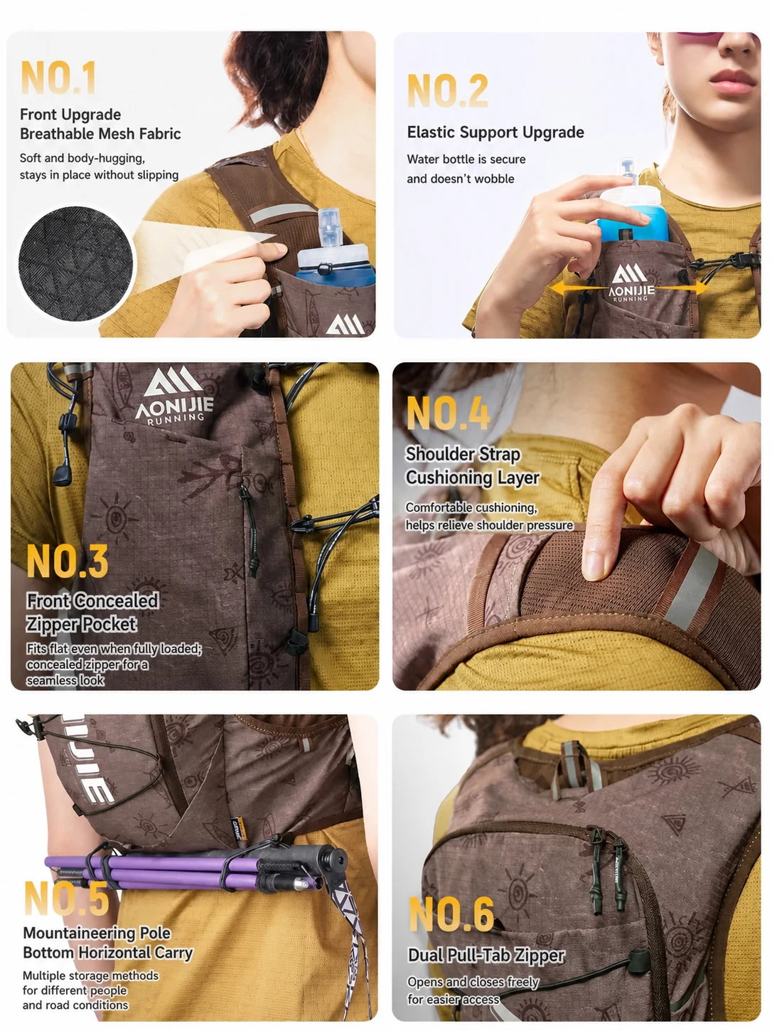 Aonijie Leap Series  New 10L Vest