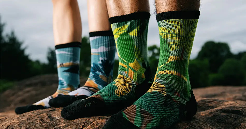 Aonijie Merino Wool Crew Trail Running Socks