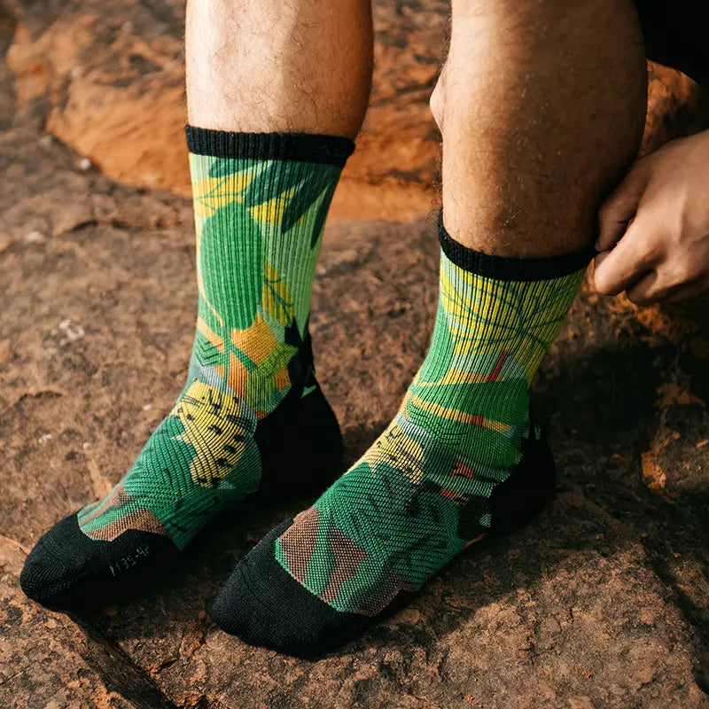 Aonijie Merino Wool Crew Trail Running Socks