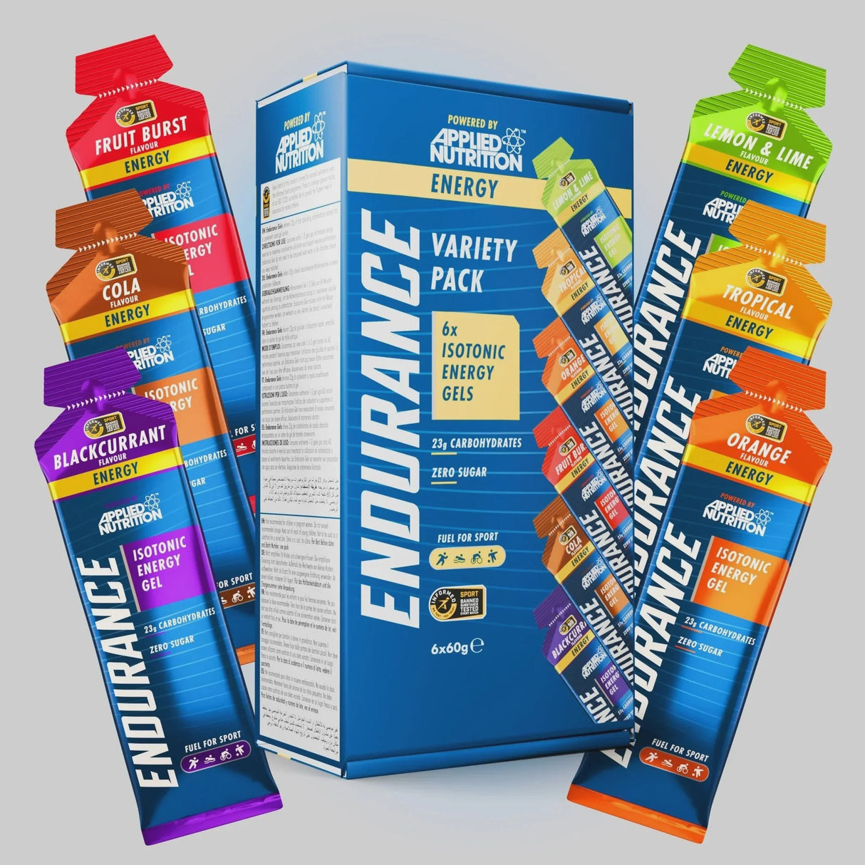 Applied Nutrition Variety Pack (6 Isotonic Gels)