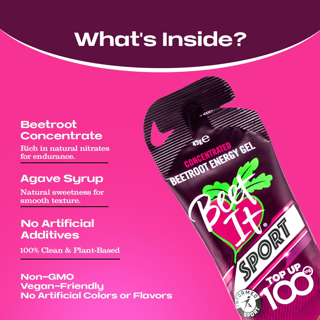 Beet It Sport Nitrate Energy Gel Top Up 100