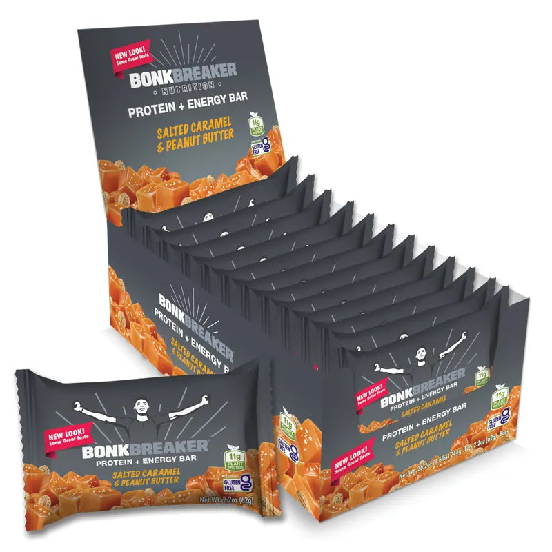 Bonk Breaker Plant-Based Protein Bar Salted Caramel & Peanut Butter