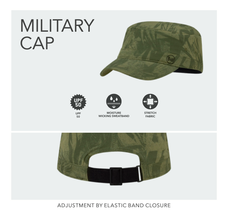 Buff Military Cap