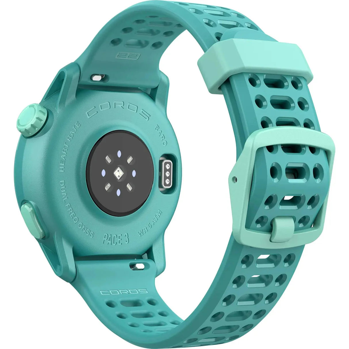 Coros Pace 3 Teal Silicone Band