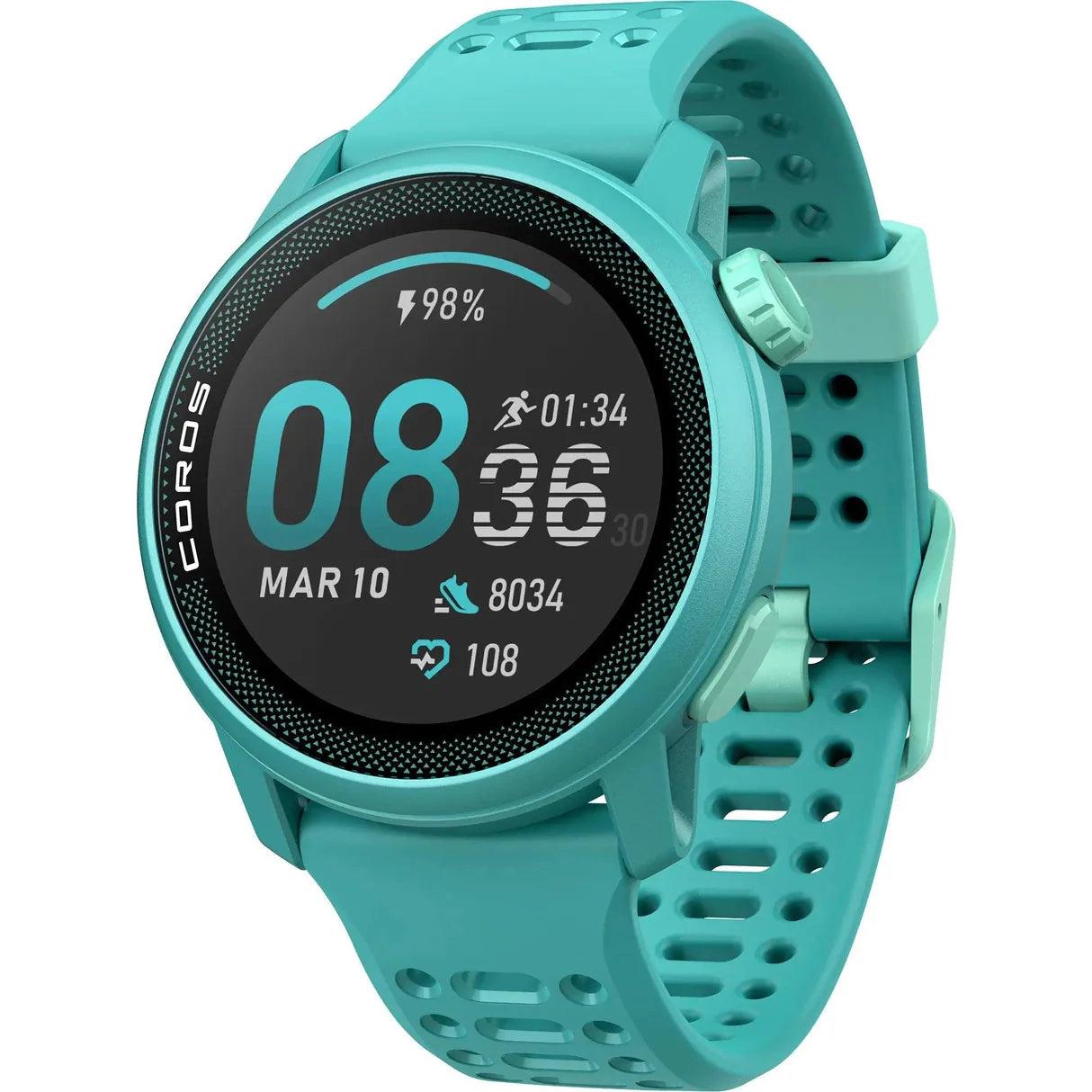 Coros Pace 3 Teal Silicone Band