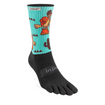 Injinji Trail Mid Weight Crew Run Socks - Artist Design Limited Edition