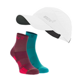 Inov8 Race Elite Cap & 2 Pairs of Trailfly Socks Bundle (Women's Fit)