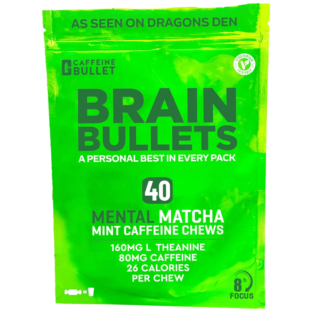 Brain Bullet Mint Matcha w L-Theanine